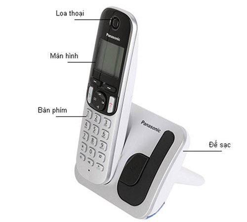 Điện thoại bàn không dây panasonic kx-tgc210