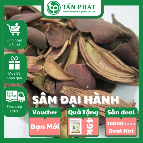 Sâm đại hành sấy khô 500g - Thảo Dược Tấn Phát - Chuyên dùng pha trà và sắc nước uống để hỗ trợ cải thiện sức khỏe