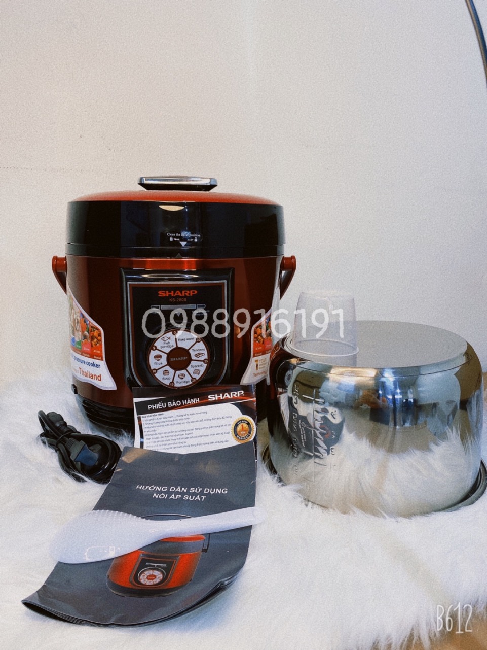 Nồi Áp Suất Đa Năng Quai Xách Sharp Ks-280V