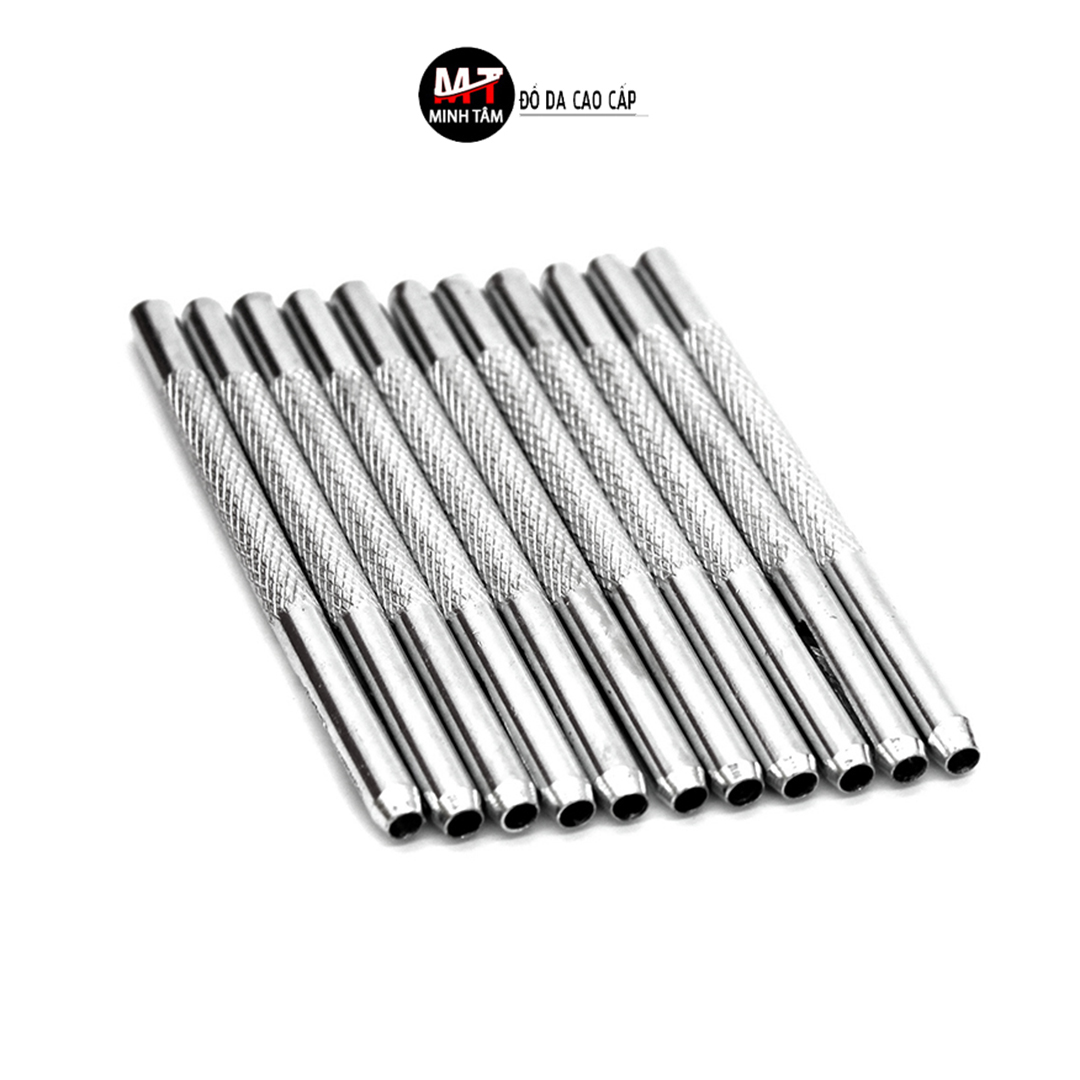 [HCM]Đinh Đục Lỗ Thắt lưng  Dây Nịt Nam Minh Tâm MT026  Bạc