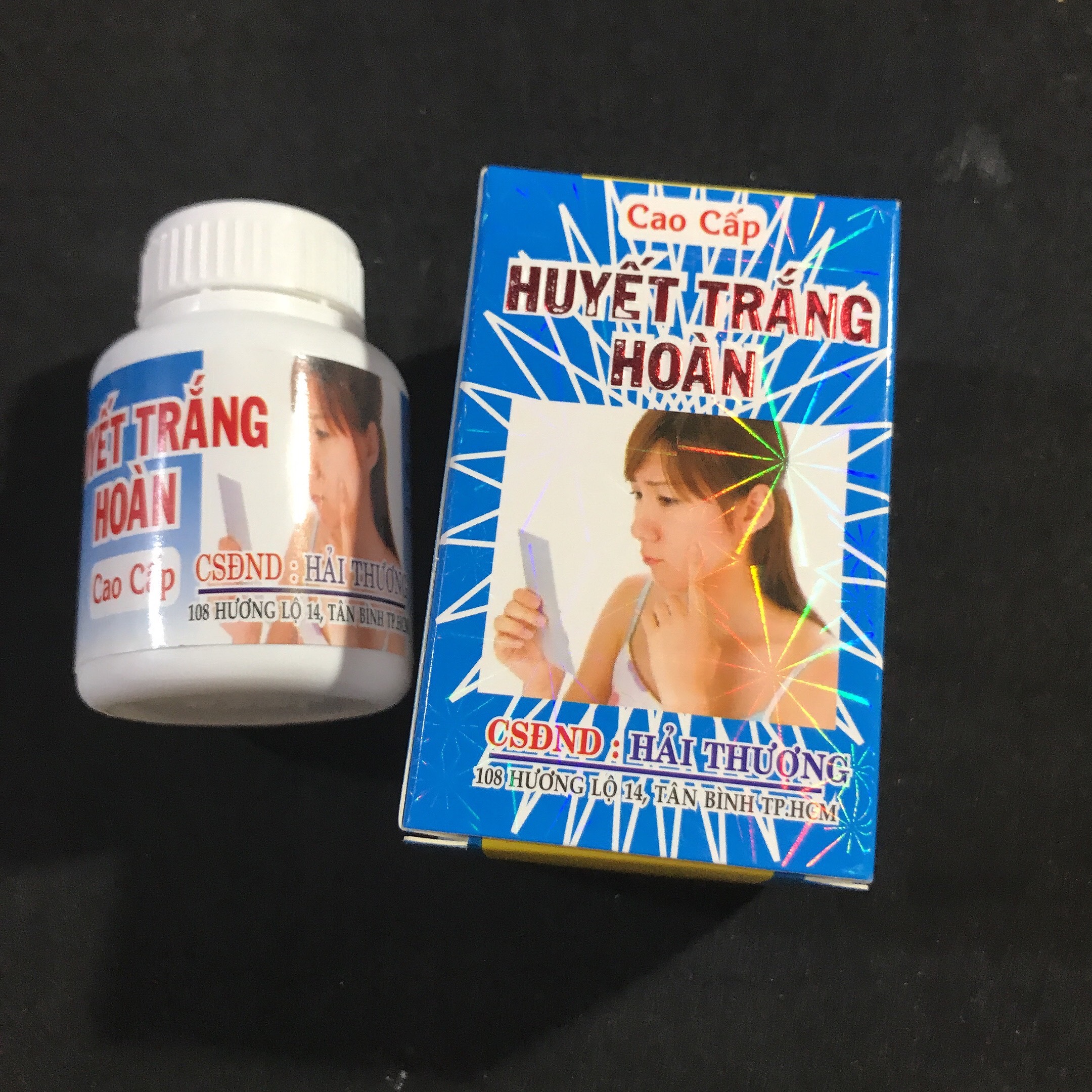 H.U.YẾT TRẮNG HOÀN CAO CẤP 160 VIÊN V.i.êm tử cung , rối loạn k.i.nh nguyệt