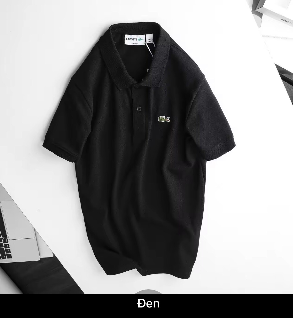 Áo thun polo nam cá sấu 100% cotton