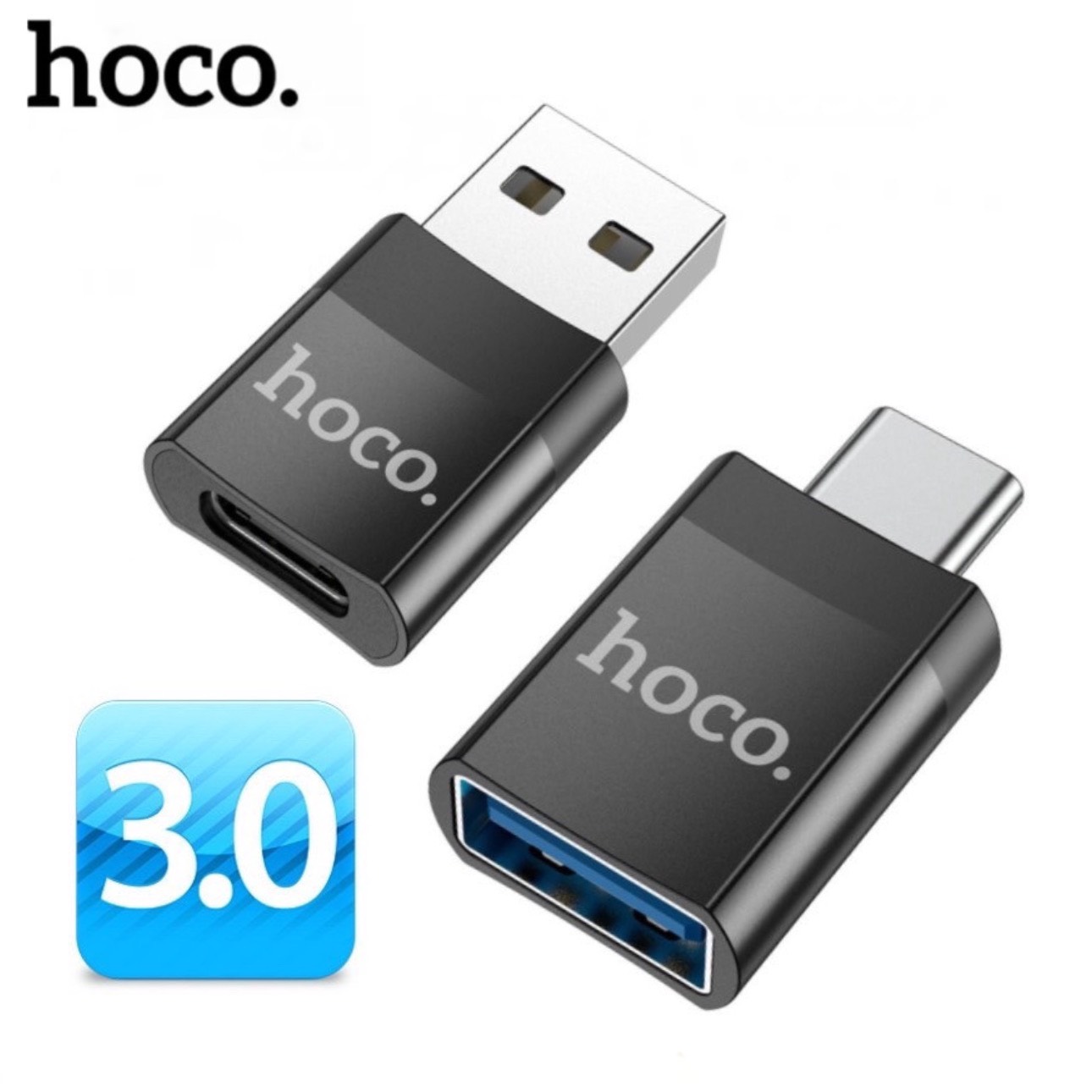 Đầu chuyển đổi usb sang type c 3.0 HOCO - jack otg từ typec sang usb cho máy tính bảng điện thoại