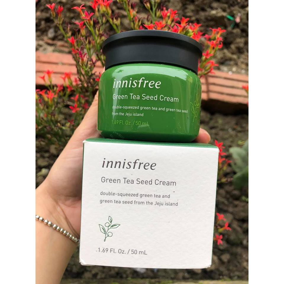 Kem dưỡng ẩm innisfree Green Tea Seed Cream 50ml
