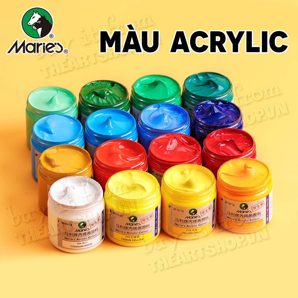 [HCM]Acrylic Maries (hũ 100ml) (dùng được cho ngoài trời)