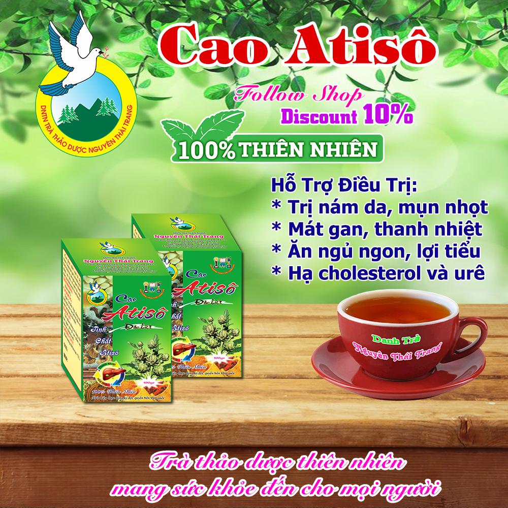 Cao Mềm Atisô (Artichoke Jelly) Làm Đẹp Da Giảm Mụn, Nám Da, Ngủ Ngon ( Hộp 100g) Loại Gel Tiện Lợi - Nguyên Thái Trang - Loại Thượng Hạng
