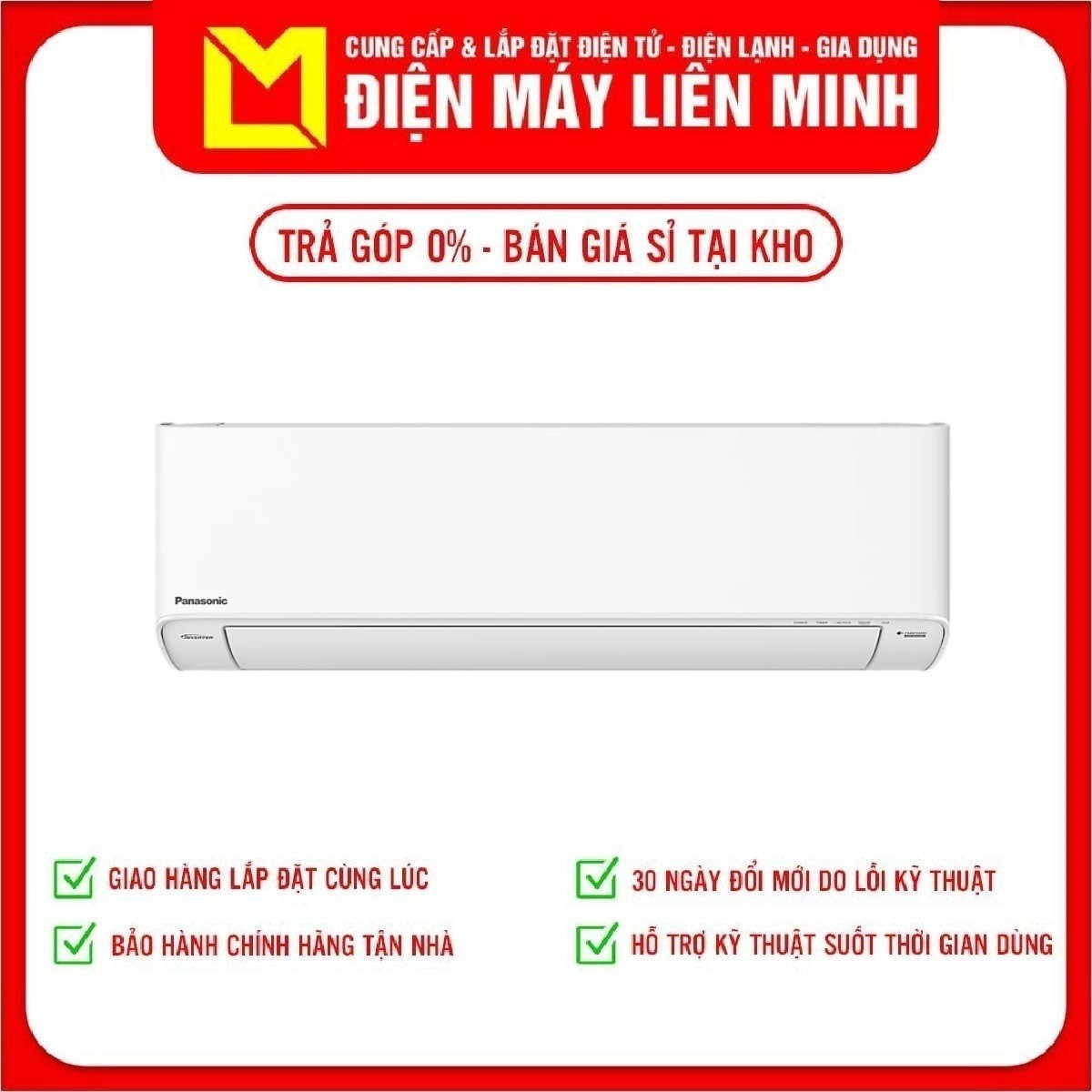 Máy lạnh panasonic cu/cs-u9zkh-8 công suất tiêu thụ điện 0.65 kw,làm sạch không khí với nanoe™ x-giao miễn phí hcm