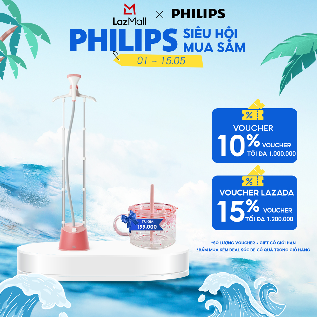 Bàn Ủi Đứng Hơi Nước Philips STE1020/40 - Hàng Phân Phối Chính Hãng