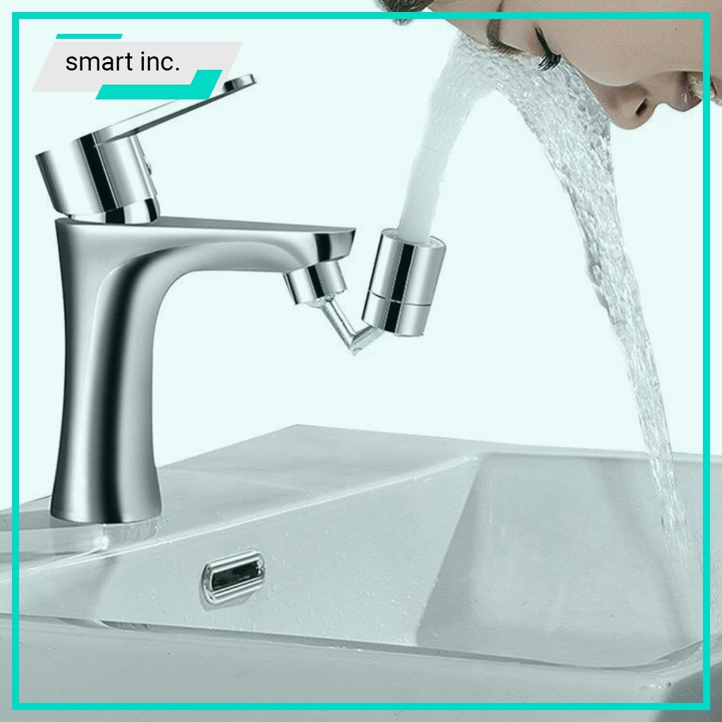 Đầu Nối Vòi Nước Thông Minh Xoay 720 Độ Đầu Vòi Nối Tăng Áp Lực Nước Cho Bồn Rửa Bát Lavabo