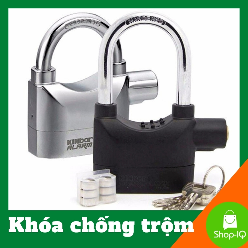[FREESHIP] Khóa chống trộm xe máy nhà cửa, khóa báo động chống nắng mưa chống nước, khóa xe máy chuông báo động IQ05