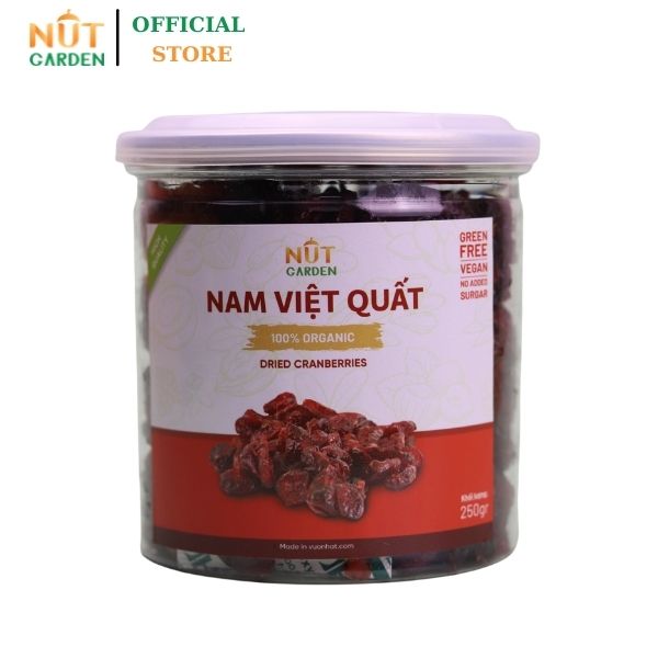 Nam Việt Quất Nut Garden nhập khẩu từ Mỹ/Canada - 250gr - Nam Việt Quất dùng là nguyên liệu làm bánh, xay sinh tố, ăn vặt healthy
