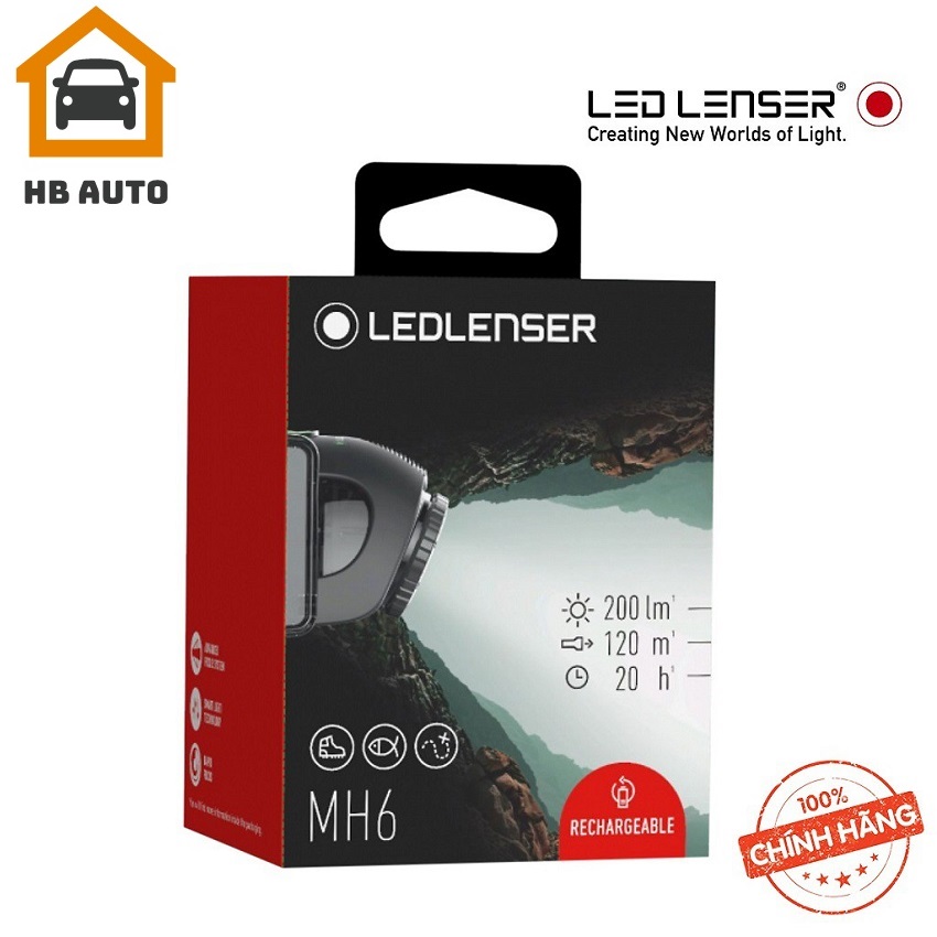 Đèn pin đội đầu ledlenser mh6 siêu sáng