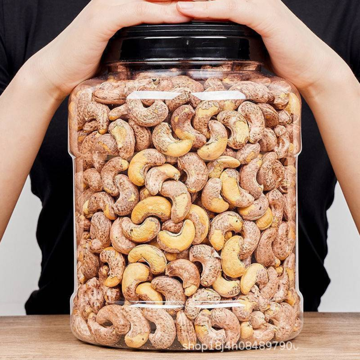 Hạt điều rang muối nguyên lụa - Hạt điều bình phước Hộp 250gr và 500gr