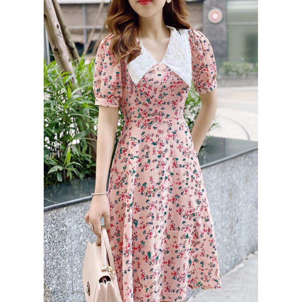 Đầm nữ - Đầm hoa nhí dễ thương