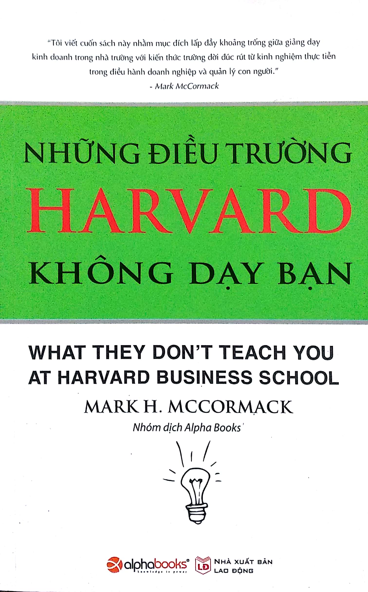 Fahasa - Những Điều Trường Harvard Không Dạy Bạn