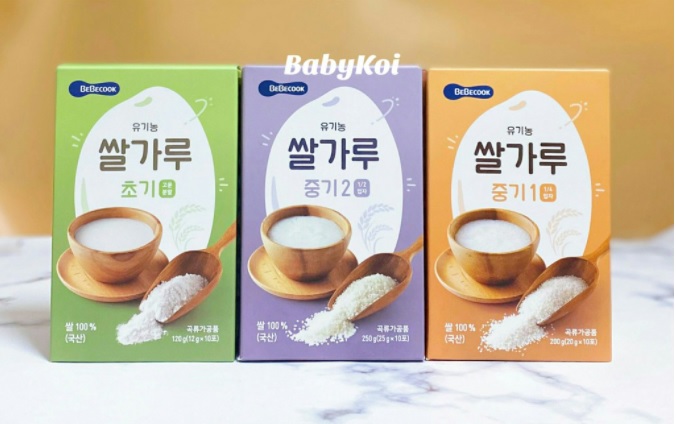 Gạo hạt vỡ hữu cơ Bebecook Hàn Quốc cho bé