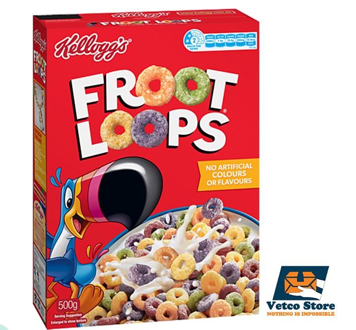 Ngũ cốc Kellogg's Froot Loops 460g của Úc