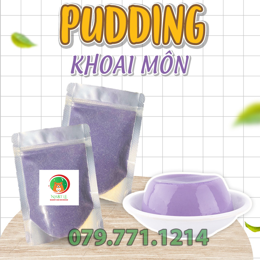 Bột pudding khoai môn hiệu mole đài loan chiết lẻ gói 500gr / 200gr / 100gr