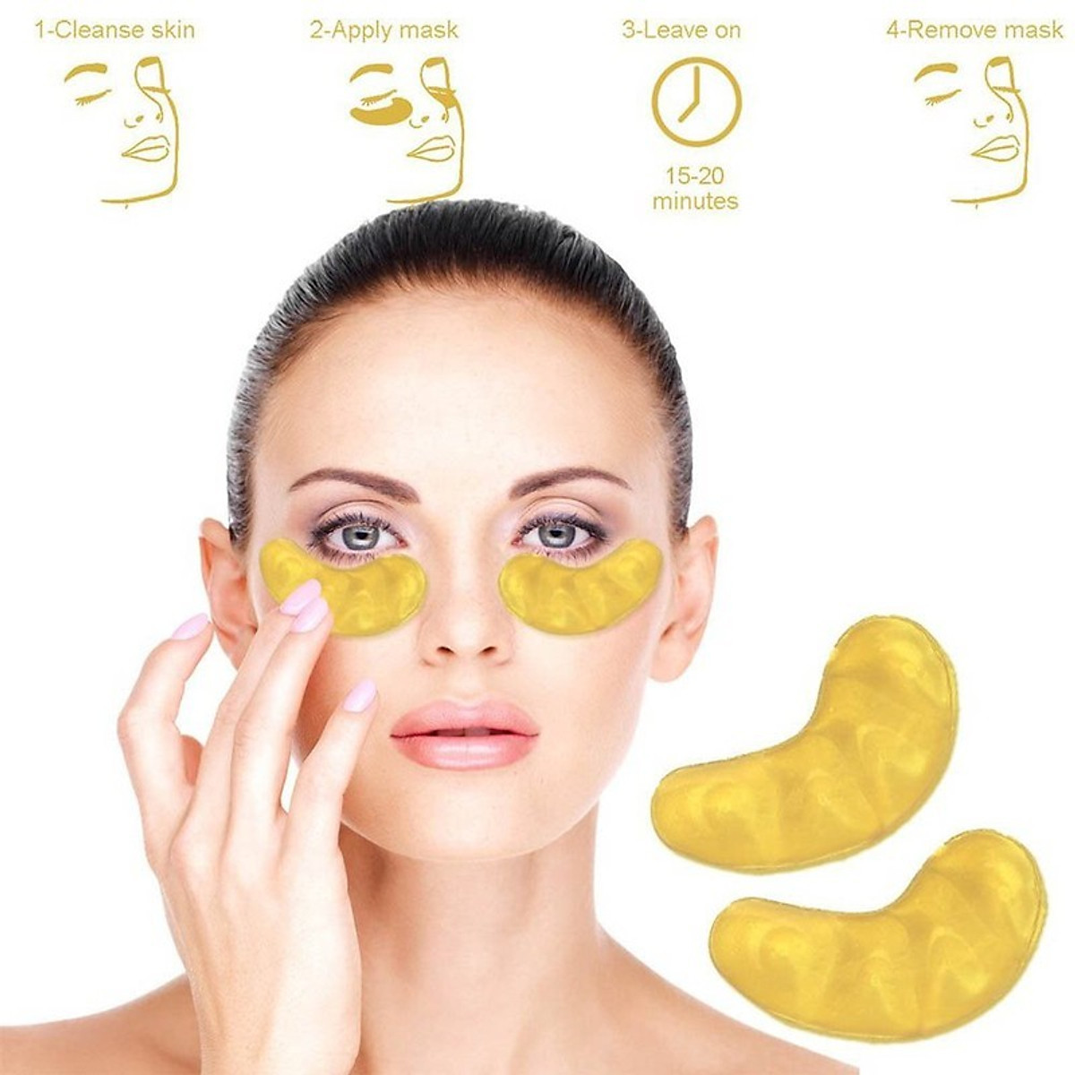 [HCM]Mặt Nạ Mắt COLLAGEN CRYSTAL EYELID PATCH - Dưỡng Da Thâm Vùng Mắt - Xinh Xinh