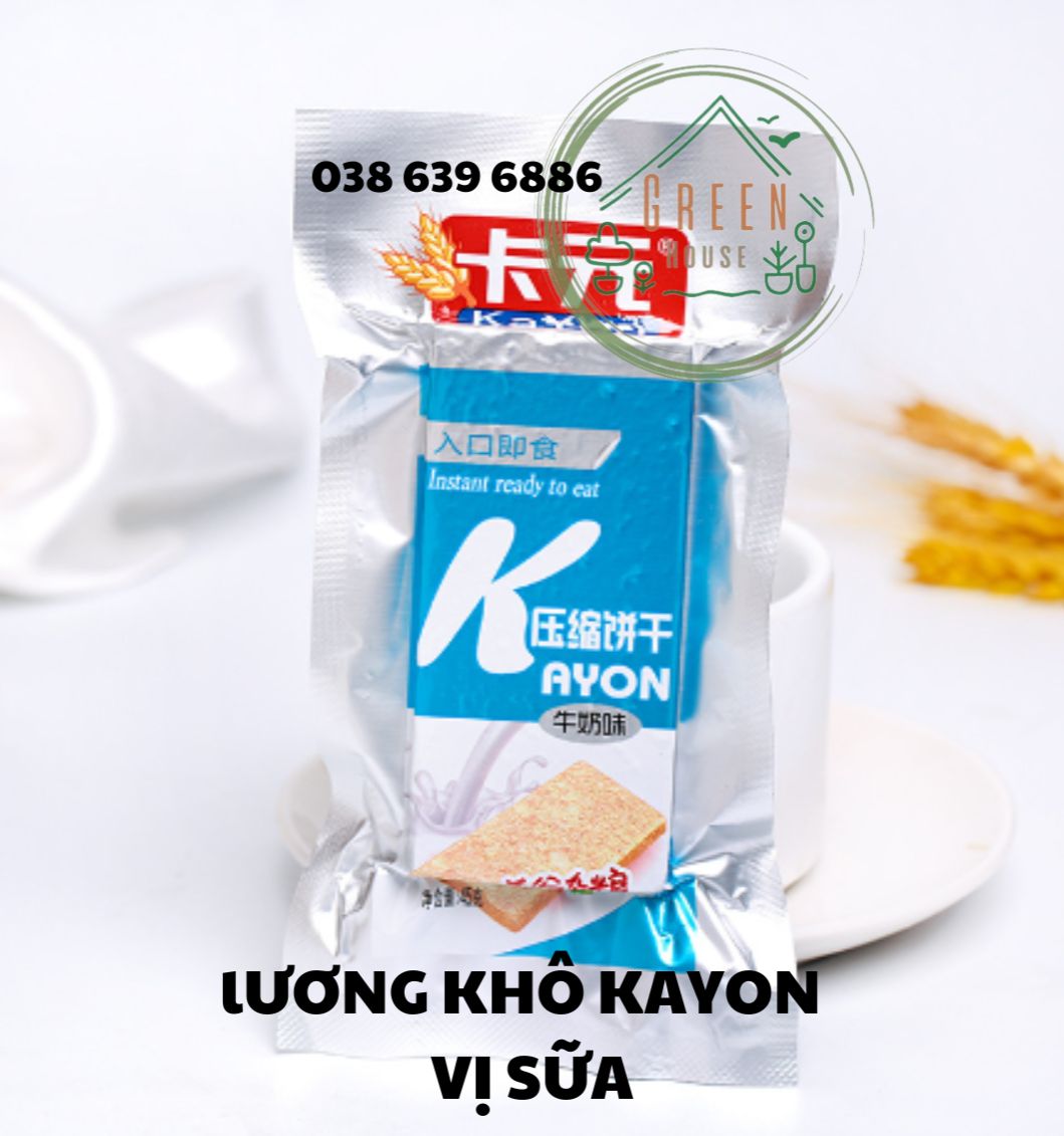 Hộp 20 bánh lương khô Kayon vị sữa