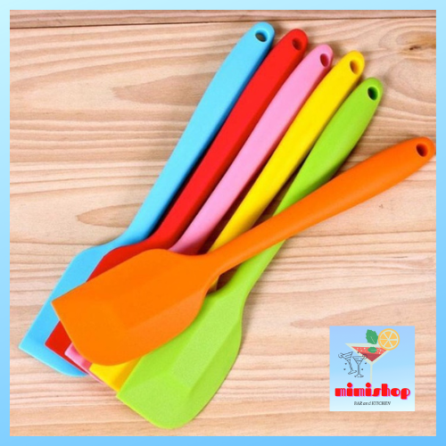 Cây vét bột silicon. cây vét bột spatula silicon đúc – dụng cụ pha chế