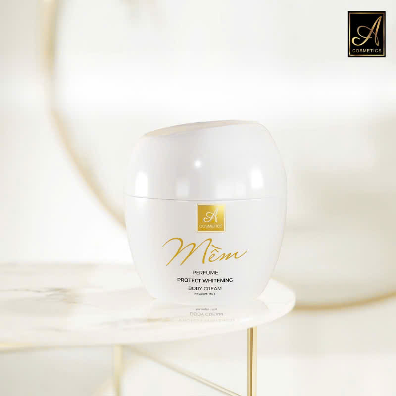 Kem body chữ a mềm Acosmetics mẫu mới 2025 chính hãng dưỡng da toàn thân trắng hồng tự nhiên lưu hương nước hoa 24H+