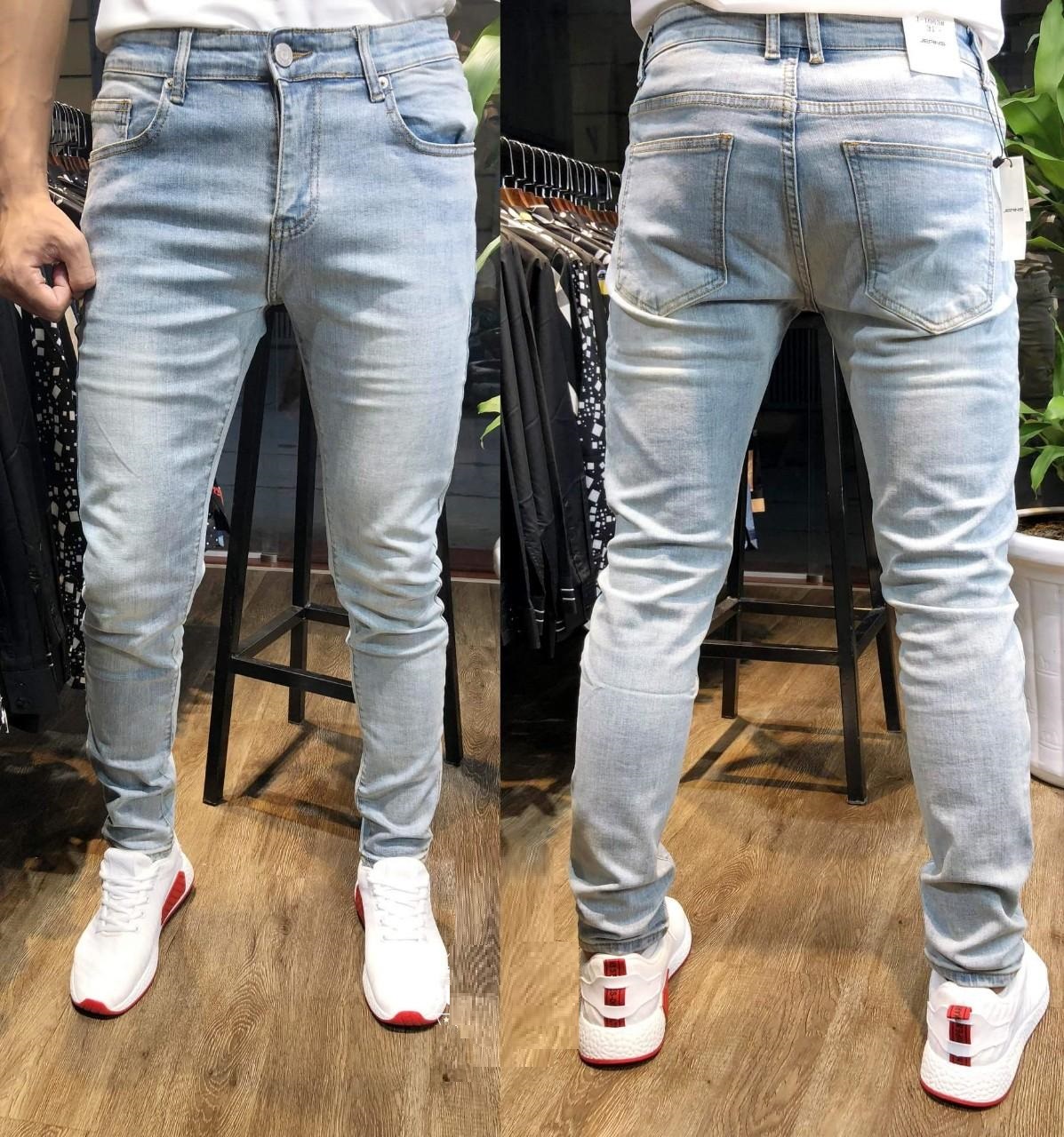 QUẦN JEAN NAM XANH NHẠT BẠC 5678 .33