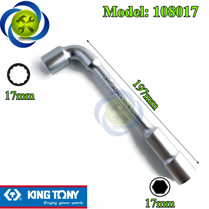 Điếu 17mm kingtony 108017 dài 197mm