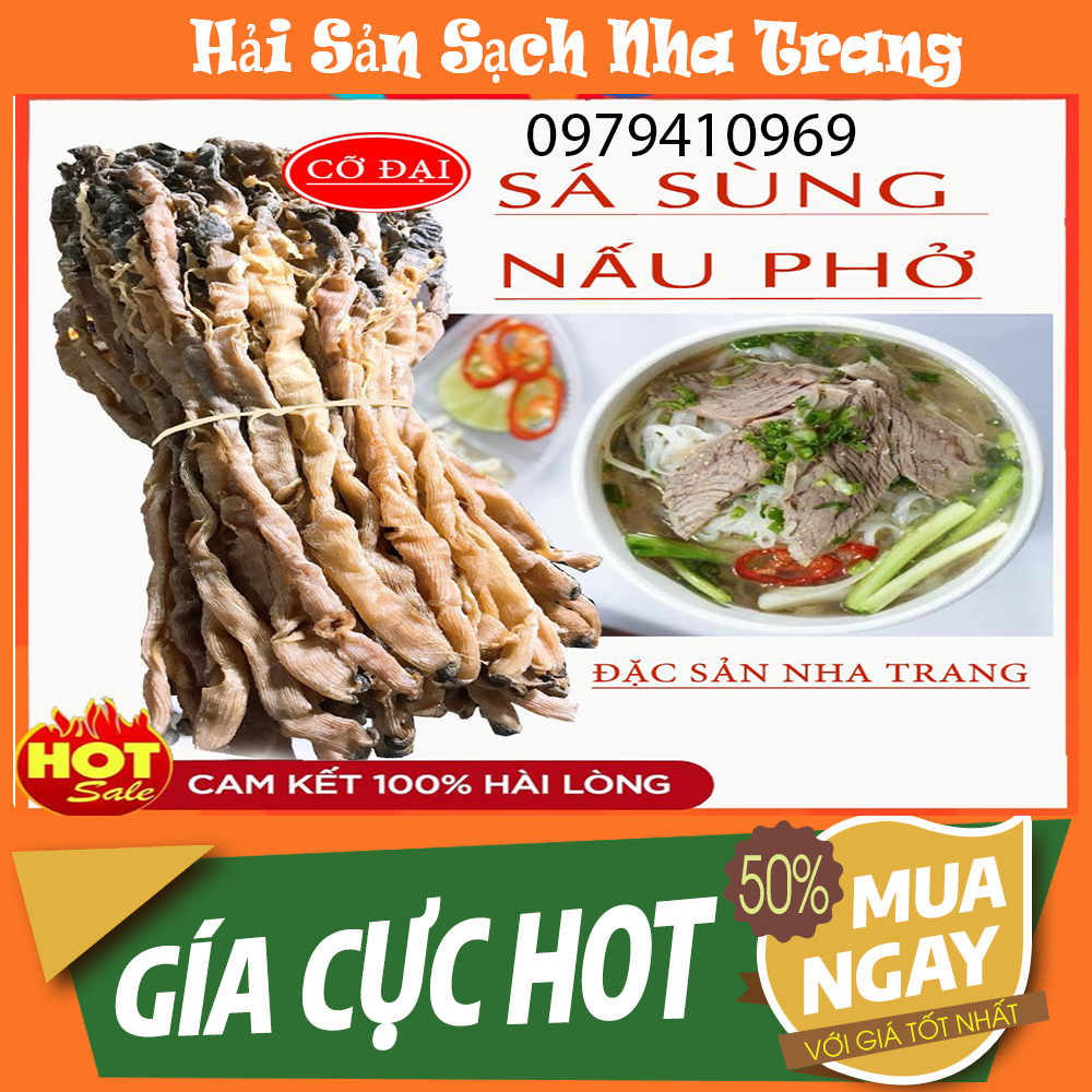 Sá Sùng Nấu Phở 1Kg Size Lớn - Sá Sùng Khô Sạch Cát