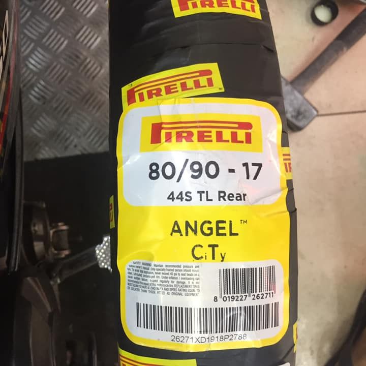 Vỏ Pirelli 80/90-17 gắn được cho bánh sau các xe số phổ thông hoặc bánh trước Exciter 150, Winner 150 (150002))