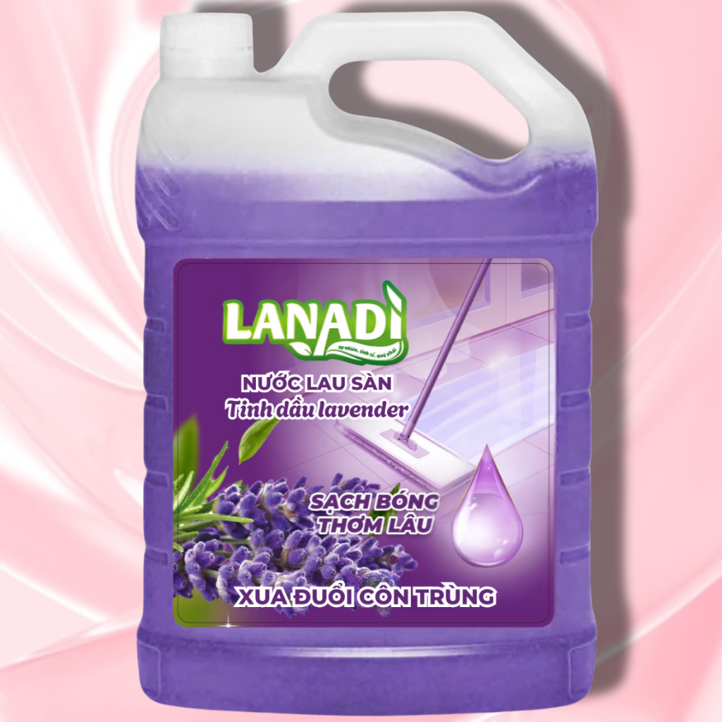 Lanadi Floor Cleaner Repels Insects Can 3.8kg Clean, Shiny, Long-Lasting Fragrance - 7