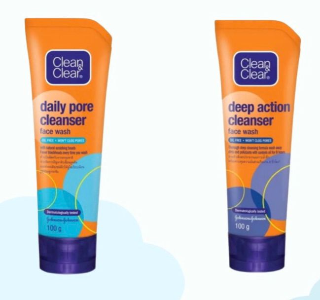 Sữa rửa mặt Clean & Clear loại bỏ bụi bẩn và bã nhờn tuýp 100g