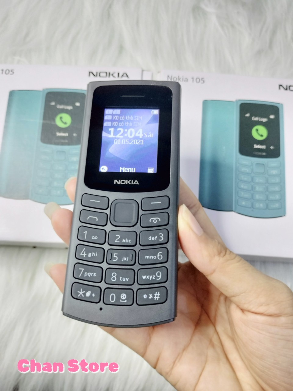 Điện thoại bàn phím phổ thông Nokia 105 4G (2020) 2 sim fullbox đầy đủ phụ  kiện giá rẻ 