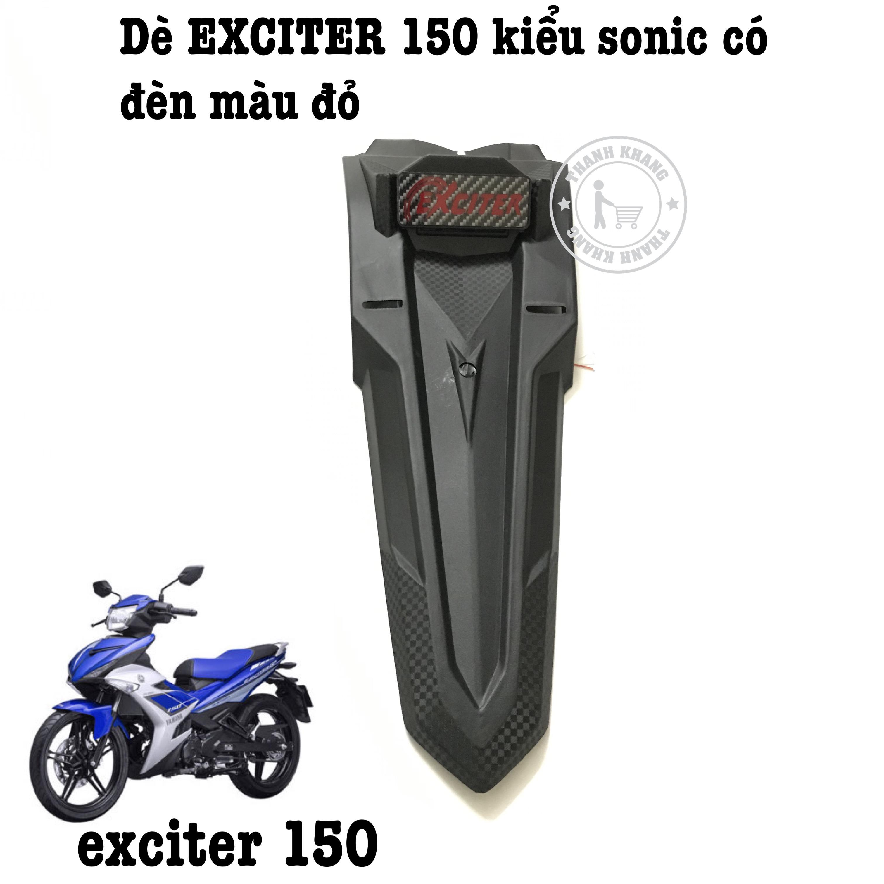 Dè chắn bùn EXCITER 150 kiểu SONIC có đèn màu đỏ Thanh Khang 006001392