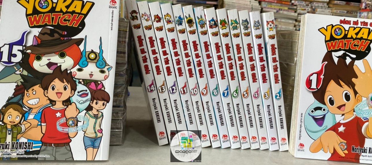 [HCM]Trọn bộ truyện tranh Đồng Hồ Yêu Quái (15 tập)