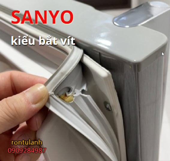 Ron tủ lạnh sanyo model SR-U205PN loại bắt vít
