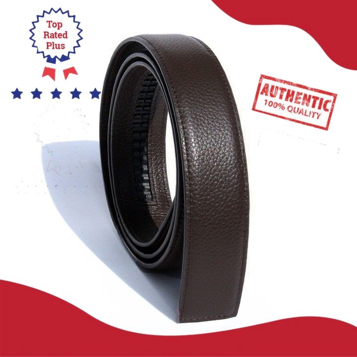 [ SAM Leather ] Dây Thắt Lưng Nam Da Bò Cao Cấp – Dây Nịt Nam Không Mặt Khóa SDNSX005 - Da Bò Thật Bảo Hành 12 Tháng Chính Hãng