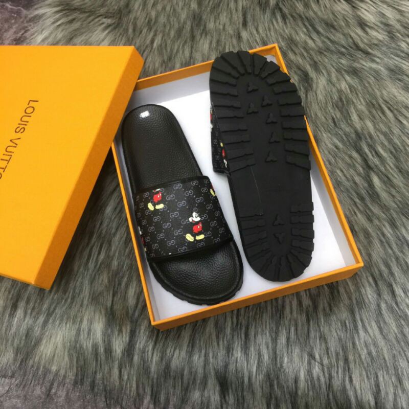 Dép Mickey đế răng 4cm