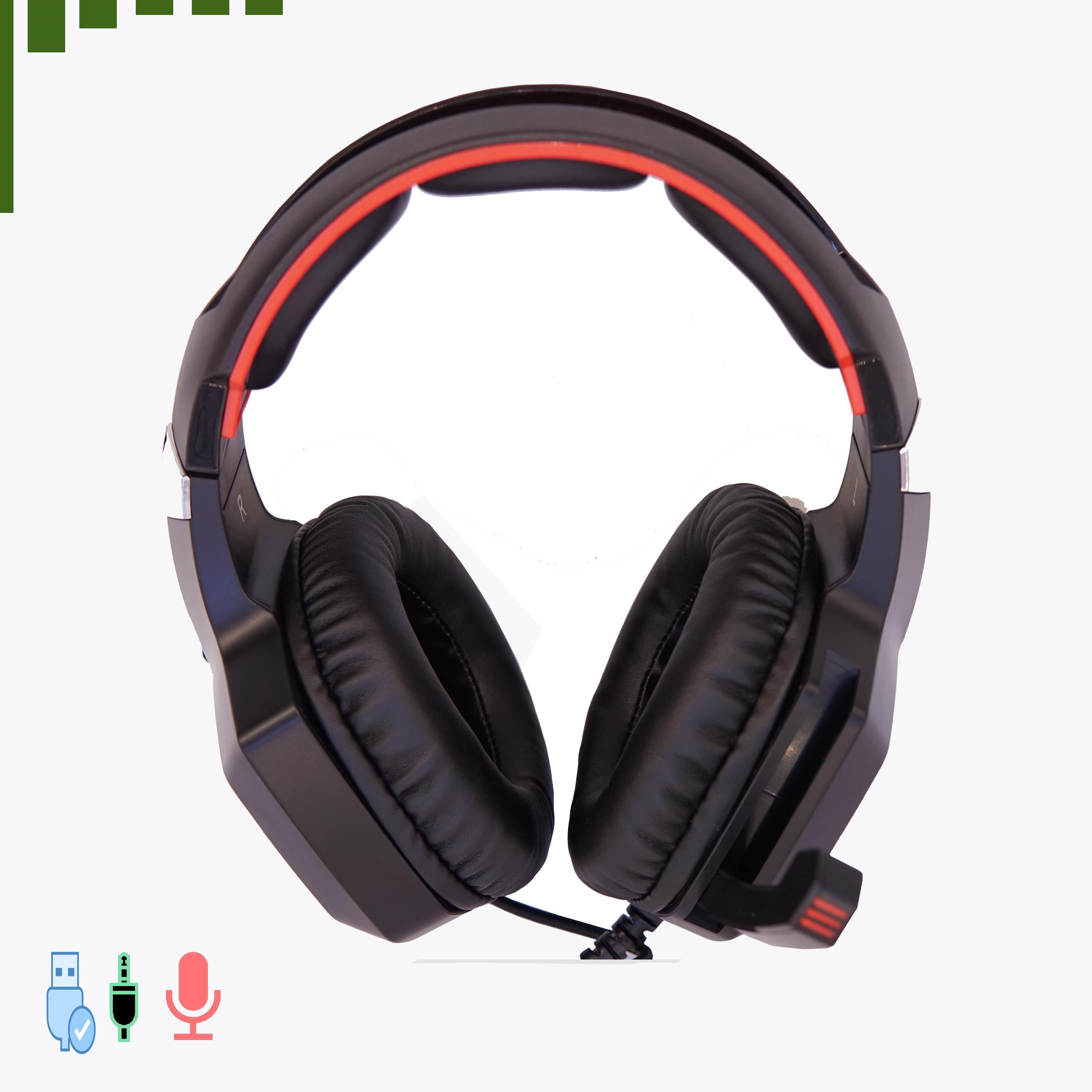 Tai nghe gaming máy tính headphone raikken rk700 led