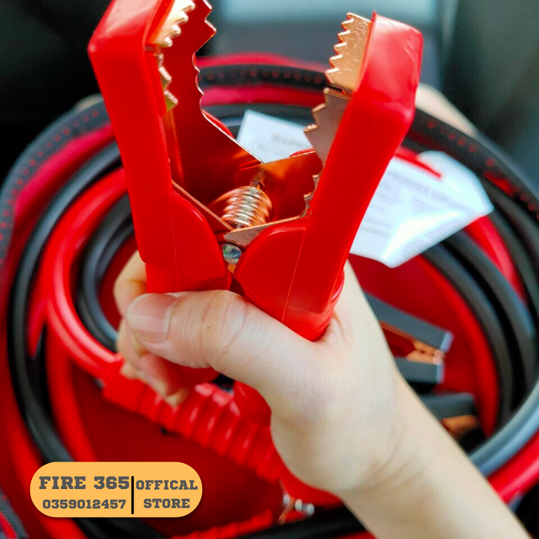 BẢO HÀNH 1 NĂM Dây câu sạc bình ắc quy dài 3 mét, 2000 AMP tiện ích dành cho xe hơi, ôtô 3.0 tiện lợi khi hết bình dọc đường