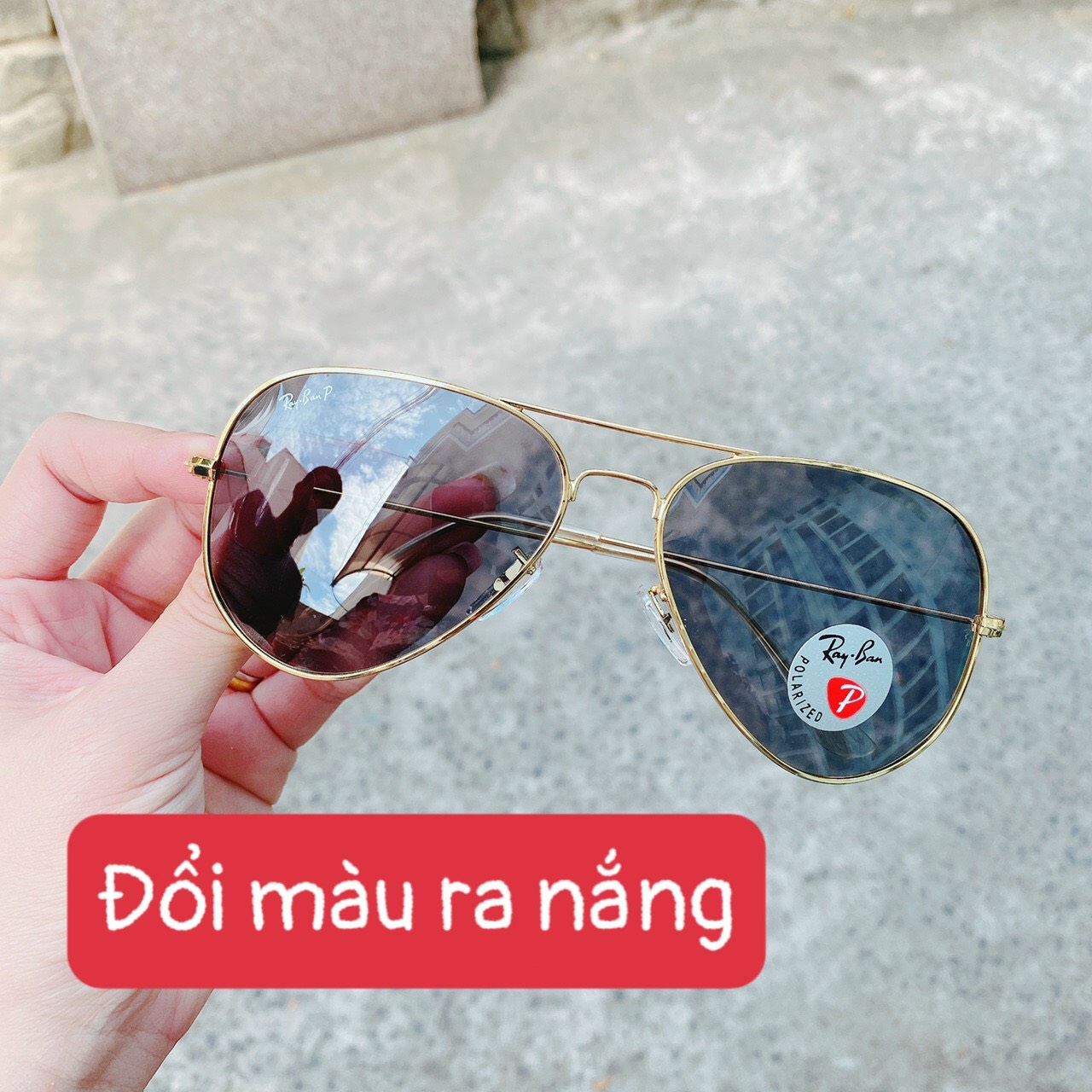 [Video Ảnh Thật-FULL BOX]Kính Mát Nam Ray Đổi Màu Ngày Đêm  Chống tia UV400,Tia Cực Tím,Chống Chói Lóa Bảo Vệ Mắt + Full Box (đầy đủ)