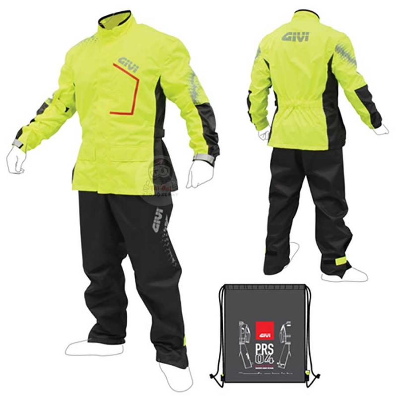[SALE GIVI chính hãng] SALE Áo mưa bộ đi phượt GIVI PRS04 cao cấp, thời gian chống thấm dài (hàng sale không bảo hành)