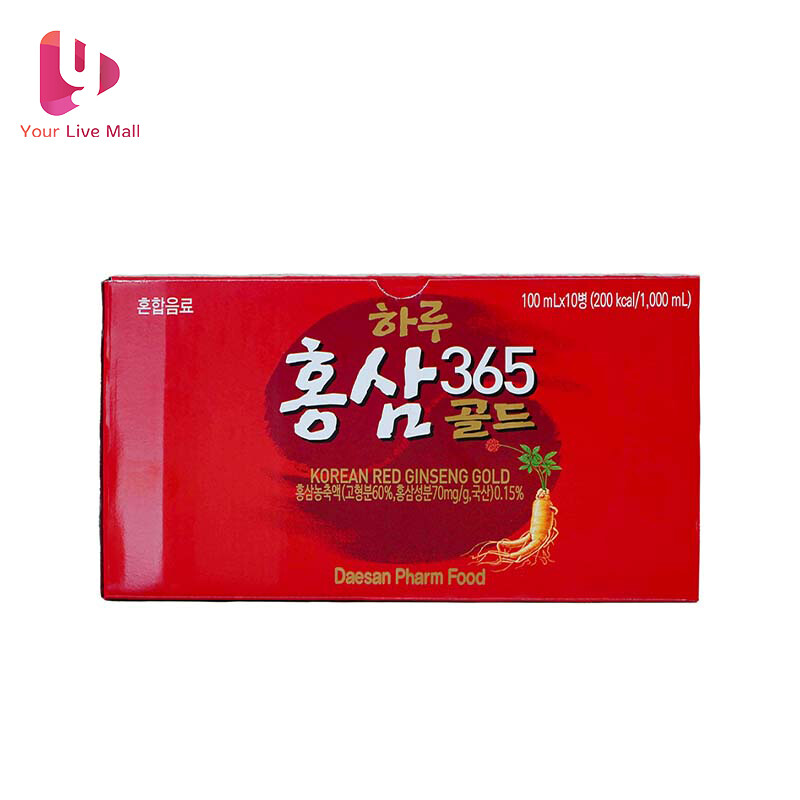 Nước Hồng Sâm Korean Red Ginseng Gold (100ml x 10) date 11.2024