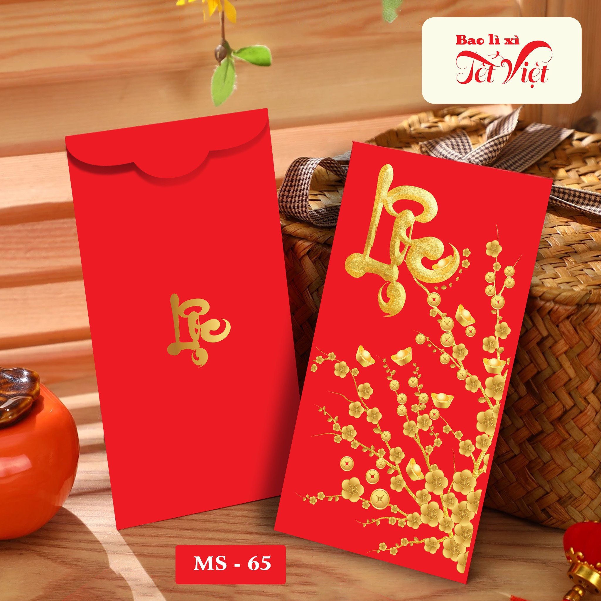 Combo 300 bao lì xì đẹp c150 tết 2024