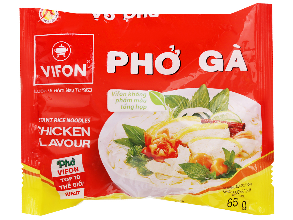 (COMBO 10 GÓI ) 1 THÙNG PHỞ GÀ VIFON THƠM NGON ĐẬM ĐÀ