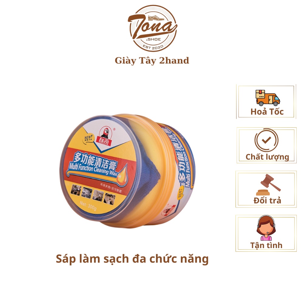 Sáp làm sạch đa chức năng - khử mùi đồ da, gỗ và các thiết bị trong nhà - hũ 300gram