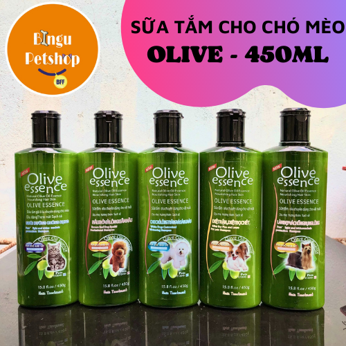 [CHÍNH HÃNG] SỮA TẮM OLIVE Essence CHO CHÓ MÈO 450Ml