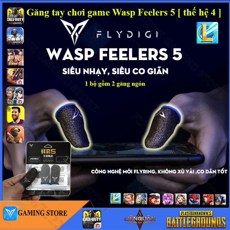 [ THẾ HỆ THỨ 3 ] Flydigi Wasp Feelers 3 Bao ngón tay ma thuật dành riêng cho điện thoại di động máy tính bảng-Hãng phân phối chính thức