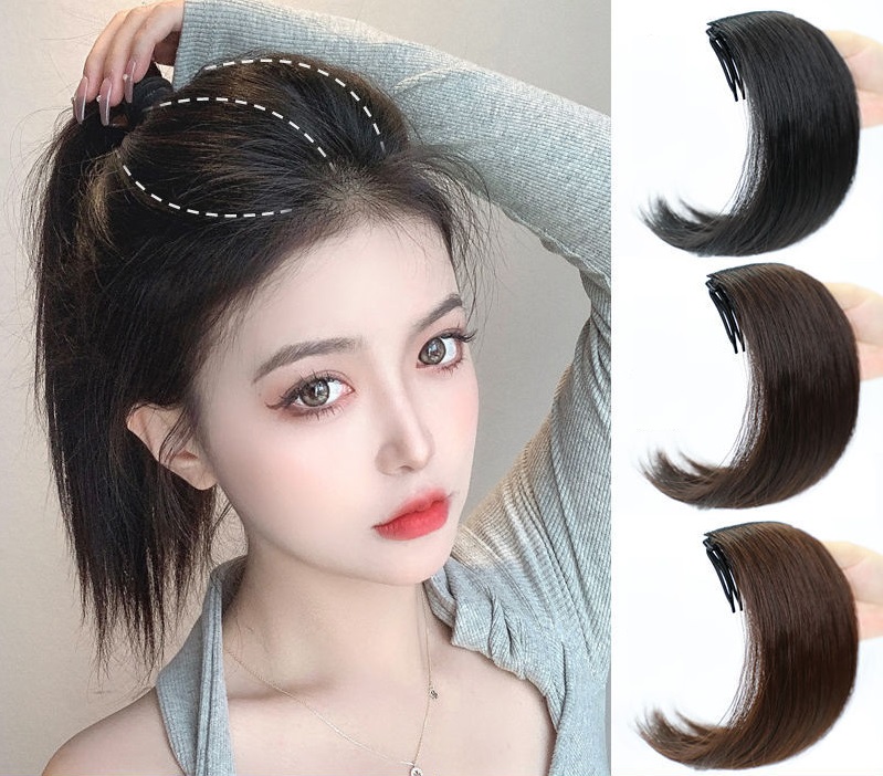 Xược độn phồng mái dài 20cm 😍FREESHIP😍 xược phồng tóc mái, độn phồng tóc