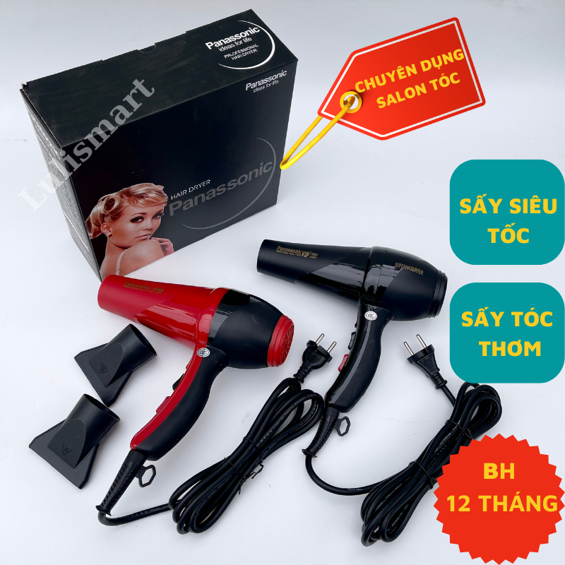 Máy sấy tóc thơm panasinic chuyên dụng salon tóc 6668 6669 vip, siêu khoẻ, siêu bền